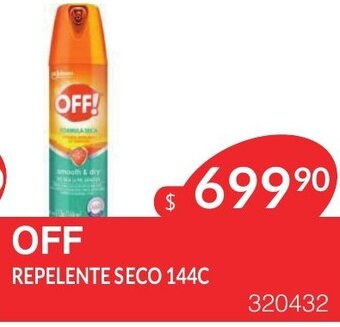 Masivos Off Repelente Seco 144C oferta