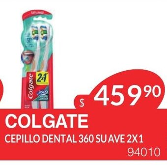 Masivos Colgate Cepillo Dental 360 Suave 2x1 oferta
