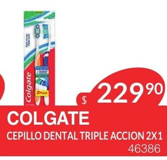 Masivos Colgate Cepillo Dental Triple Accion 2x1 oferta