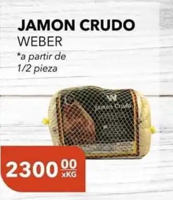 El Milagro Mayorista Jamon Crudo Weber oferta
