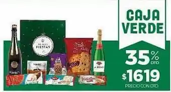 Disco Cajas navideñas verde oferta