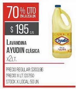 Disco Lavandina ayudin 2lt oferta