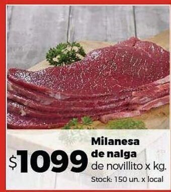 Disco Milanesa de nalga de novillito kg oferta