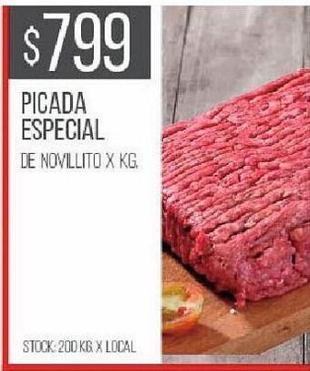 Disco Picada especial de novillito x kg oferta