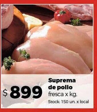 Disco Suprema de pollo kg oferta