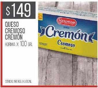 Disco Queso cremoso cremon 100g oferta