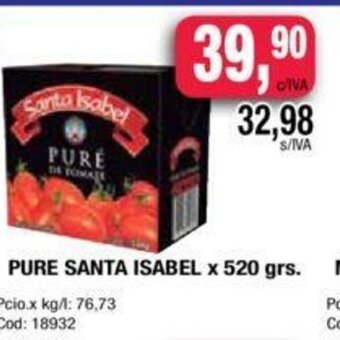 Maxiconsumo Pure Santa Isabel x 520 grs. oferta