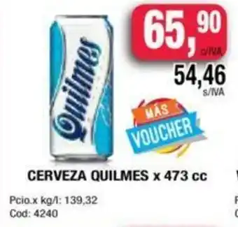 Maxiconsumo Quilmes Cerveza x 473 cc oferta