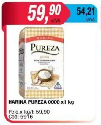 Maxiconsumo Pureza Harina 0000 x1 kg oferta