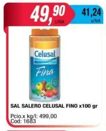 Maxiconsumo Celusal Fina Sal Salero x100 gr oferta
