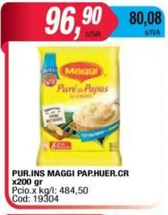 Maxiconsumo Maggi Pur.Ins Pap.Huer.Cr x200 gr oferta