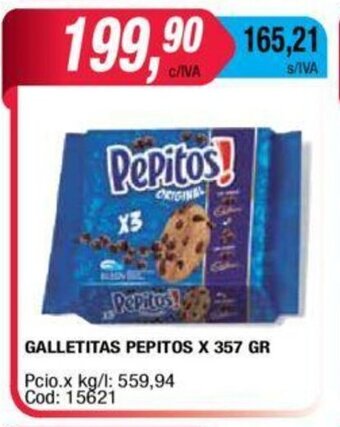 Maxiconsumo Pepitos Galletitas x 357 GR oferta