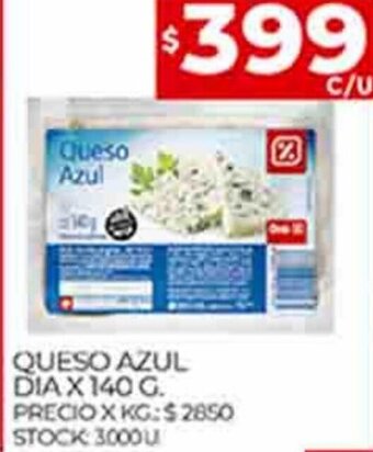 Supermercados DIA Queso Azul Dia x 140g. oferta