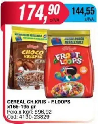 Maxiconsumo Cereal Ch.Kris - F.Loops x165-195 gr oferta