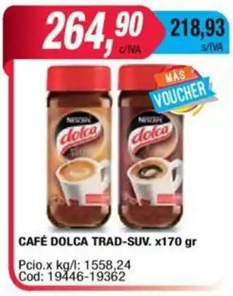 Maxiconsumo Dolca Café Trad-Suv. x170 gr oferta
