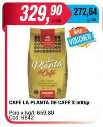 Maxiconsumo La Planta De Café Café x 500gr oferta