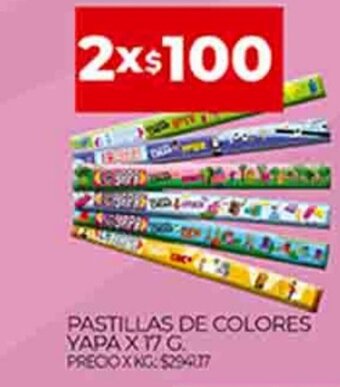 Supermercados DIA Pastillas De Colores Yapa x 17g oferta