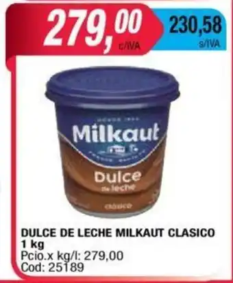 Maxiconsumo Milkaut Dulce De Leche Clasico 1 kg oferta