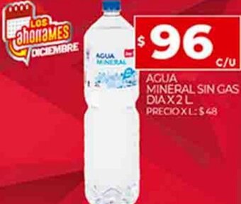 Supermercados DIA Agua Mineral Sin Gas Dia x 2L oferta
