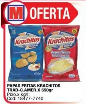 Maxiconsumo Krachitos Papas Fritas Trad-C.Amer.X 550gr oferta