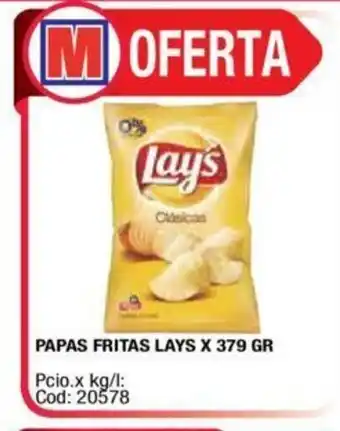 Maxiconsumo Lays Papas Fritas x 379 GR oferta
