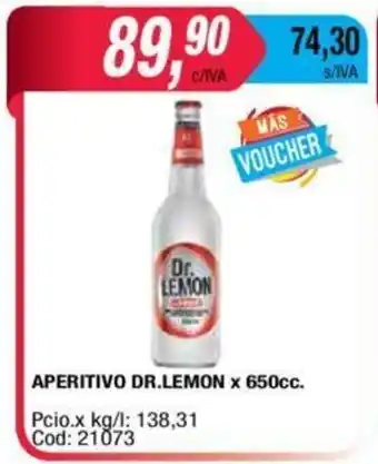 Maxiconsumo Dr. Lemon Aperitivo x 650cc. oferta