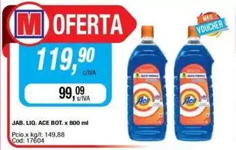 Maxiconsumo Ace Jab. Liq. Bot. x 800 ml oferta