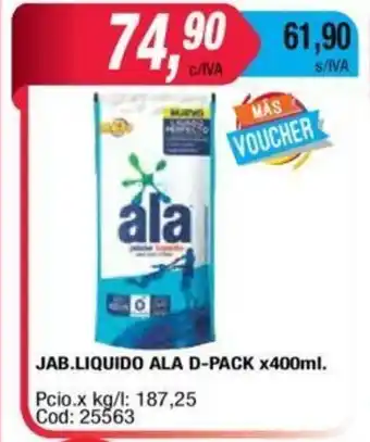 Maxiconsumo Ala Jab.Liquido D-Pack x400ml. oferta
