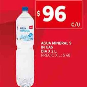 Supermercados DIA Agua Mineral Sin Gas Dia x 2L oferta
