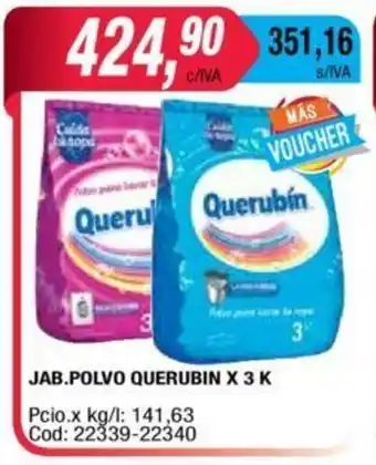 Maxiconsumo Querubin Jab.Polvo x 3 K oferta