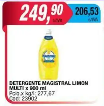 Maxiconsumo Magistral Limon Multi Detergente x 900 ml oferta