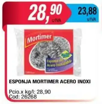 Maxiconsumo Mortimer Esponja Acero Inoxi oferta