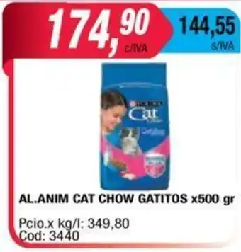 Maxiconsumo Al.Anim Cat Chow Gatitos x500 gr oferta