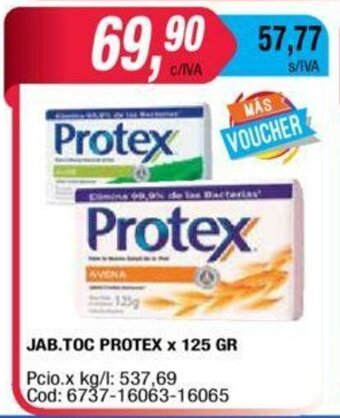 Maxiconsumo Protex Jab.Toc x 125 GR oferta