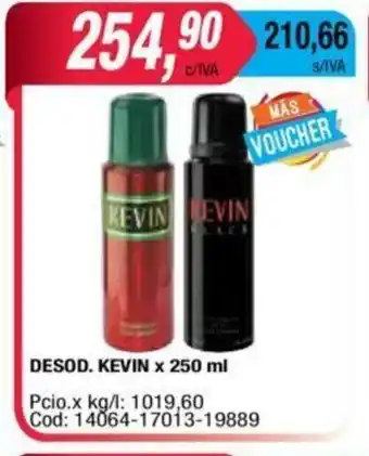 Maxiconsumo Kevin Desod. x 250 ml oferta