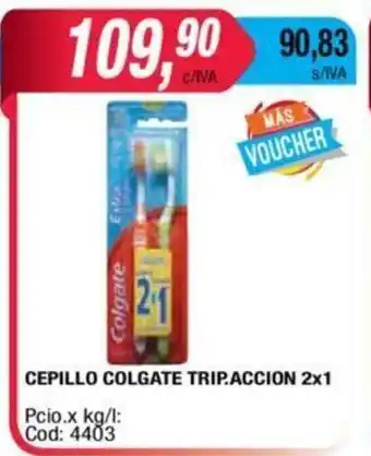 Maxiconsumo Colgate Cepillo Trip.Accion 2x1 oferta