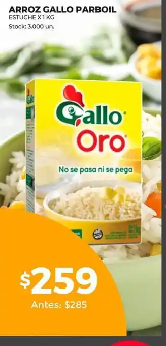 Supermercados Tadicor Arroz Gallo Parboil oferta
