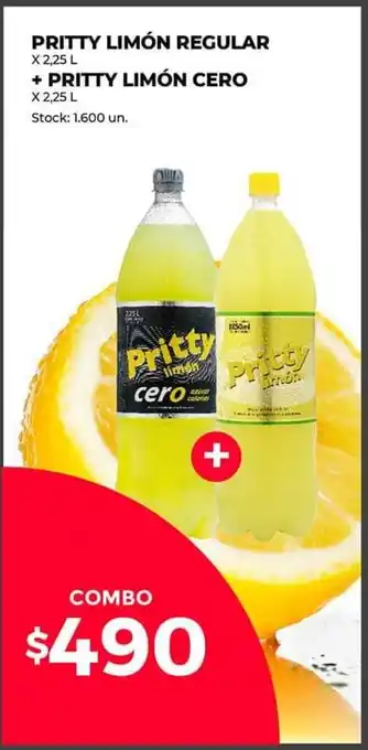 Supermercados Tadicor Pritty Limón Regular + Pritty Limón Cero oferta