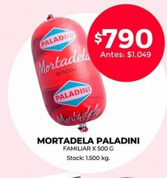 Supermercados Tadicor Mortadela Paladini oferta