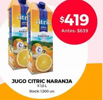 Supermercados Tadicor Jugo Citric Naranja oferta