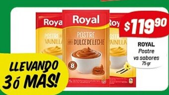 Almacor Royal Postre vs Sabores oferta