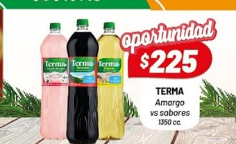 Almacor Terma Amargo vs Sabores oferta
