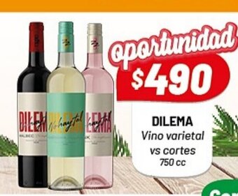 Almacor Dilema Vino Varietal vs Cortes oferta
