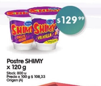 Supermercados Buenos Días Postre Shimy x 120g oferta