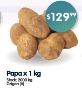 Supermercados Buenos Días Papa x 1kg oferta