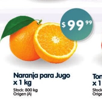 Supermercados Buenos Días Naranja Para Jugo x 1 kg oferta