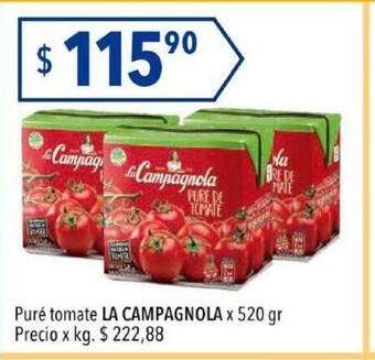 Hergo Puré tomate la campagnola oferta