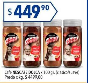 Hergo Café nescafe dolca clasico suave oferta