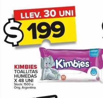 Carrefour Maxi Toallitas húmedas kimbies x 48un oferta