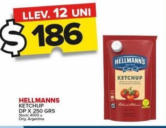 Carrefour Maxi Ketchup hellmann's x 250g oferta